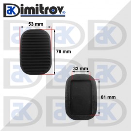 Гумичка педал Alfa Romeo 147 156 159 Fiat Stilo