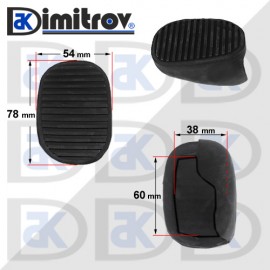 Гумичка педал Alfa Romeo 147 Fiat Bravo Stilo