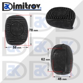 Гумичка педал Alfa Romeo 156