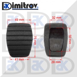 Гумичка педал Renault Clio IV