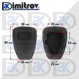 Гумичка педал 22 x 36 x 55 mm 