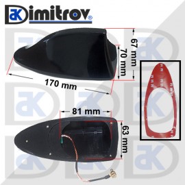 Антена декоративна с жица и платка BMW Buick Citroen Fiat Ford Honda Hyundai KIA Mazda Nissan Opel Peugeot Renault Toyota VW