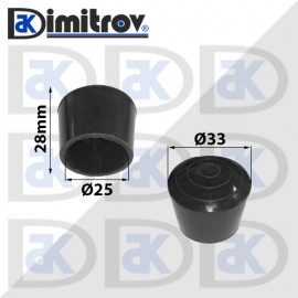 Гумена тампон Ø 25 x 28mm