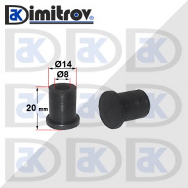 Гумена тапа универсална Ø  8 x Ø 14 x 20 mm