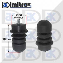 Буферен тампон M10x1,5 х Ø50 х 100 mm