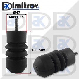 Буферен тампон M8x1,25 х Ø47 х 100 mm
