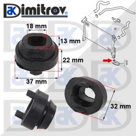 Тампон радиатор Citroen Nemo Fiat Doblo Fiorino Linea Opel Combo Peugeot Bipper