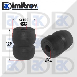 Буфер тампон Ø 25/34 Ø 100 х 130 mm