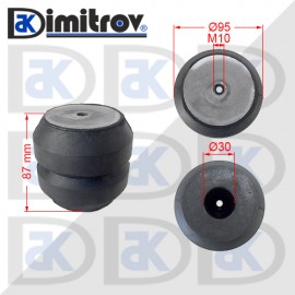 Буфер тампон M10 x Ø95 х 87 mm 