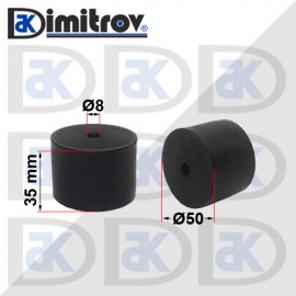 Гумен тампон Ø  8 х Ø 50 х 35 mm