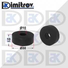 Гумен тампон Ø 10 x Ø 30 x 10 mm