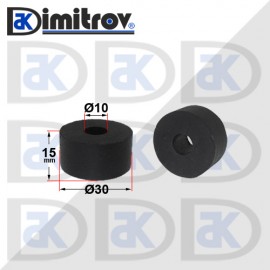 Гумен тампон Ø 10 x Ø 30 x 15 mm
