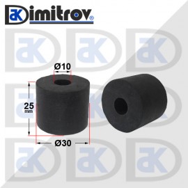 Гумен тампон Ø 10 x Ø 30 x 25 mm