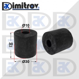 Гумен тампон Ø 10 x Ø 30 x 30 mm