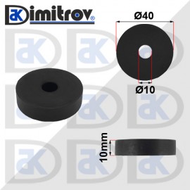 Гумен тампон Ø 10 х Ø 40 х 10 mm