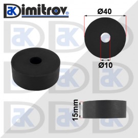 Гумен тампон Ø 10 х Ø 40 х 15 mm