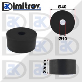 Гумен тампон Ø 10 х Ø 40 х 20 mm