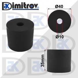 Гумен тампон Ø 10 х Ø 40 х 35 mm
