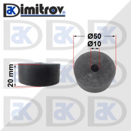 Гумен тампон Ø 10 х Ø 50 х 20 mm