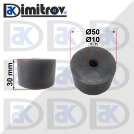 Гумен тампон Ø 10 х Ø 50 х 30 mm