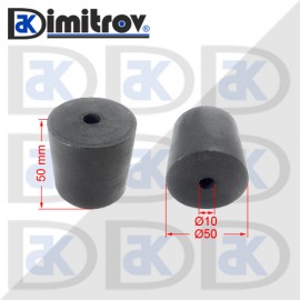 Гумен тампон Ø 10 х Ø 50 х 50 mm
