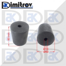 Гумен тампон Ø 10 х Ø 50 х 60 mm