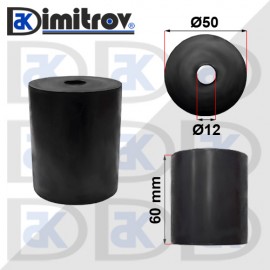 Гумен тампон Ø 12 х Ø 50 х 60 mm