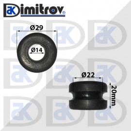 Гумен тампон Ø 14 х Ø 29 х 20 mm