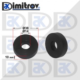 Гумен тампон Ø 14 x Ø38 x 10 mm
