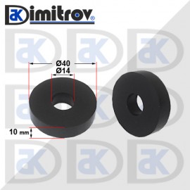 Гумен тампон Ø 14 х Ø 40 х 10 mm