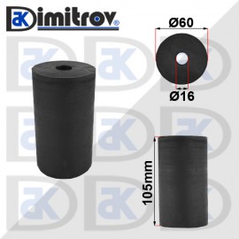 Гумен тампон Ø 16 х Ø 60 х 105 mm