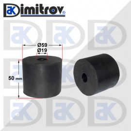 Гумен тампон Ø 19 х Ø 59 х 50 mm