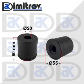 Гумен тампон Ø 20 х Ø 55 х 60 mm
