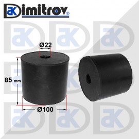 Гумен тампон Ø 22 х Ø 100 x 85 mm