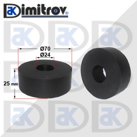 Гумен тампон Ø 24 x Ø 70 x 25 mm