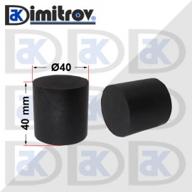 Гумен тампон Ø 40 х 40 mm