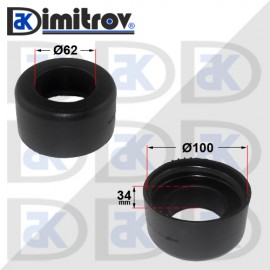 Тампон задна пружина Ø 100 x Ø 62 x 34 mm
