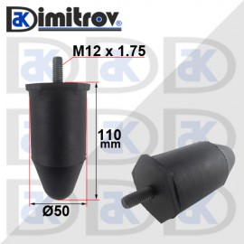 Буферен тампон M12 x 1,75 х Ø50 х 110 mm