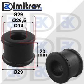 Гумен тампон Ø 14 x Ø 26,5 x 23 mm