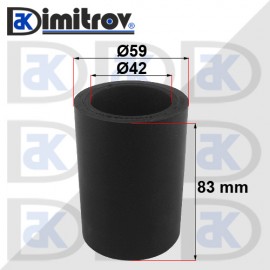 Гумен тампон Ø 42 x Ø 59 x 83 mm