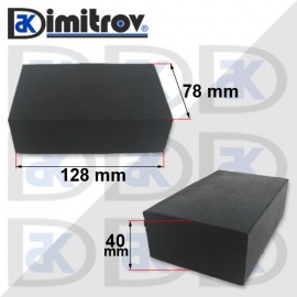 Подложка гумена 78 х 128 х 40 mm
