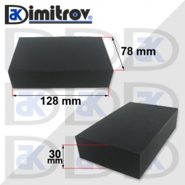 Подложка гумена 78 х 128 х 30 mm
