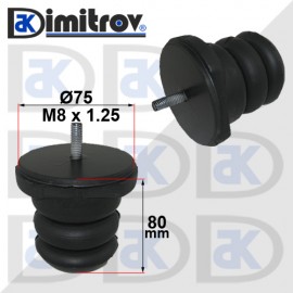 Буферен тампон M8 x 1,25 х Ø75 х 80 mm