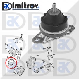 Тампон двигател Citroen Fiat Lancia Peugeot