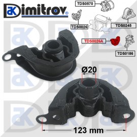 Тампон двигател Honda Civic CRX Integra Rover 45 400