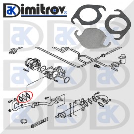 Капачка EGR клапан Audi 80 A2 A3 A4 A5 A6