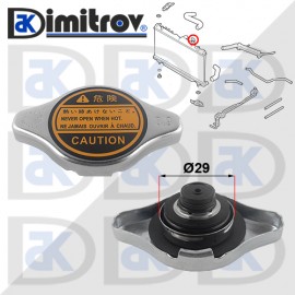 Капачка радиатор Daihatsu Ford Honda Hyundai Infiniti Isuzu KIA Lexus Mazda Mitsubishi Nissan Opel Subaru Suzuki Toyota