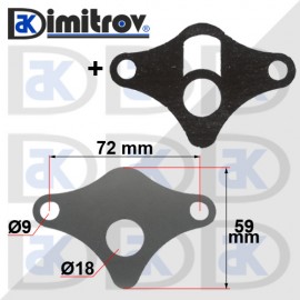 Капачка EGR клапан Opel Astra Combo Corsa Meriva Tigra Vectra Zafira