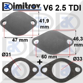 Капачка EGR клапан Audi Seat Skoda Volkswagen V6 2.5 TDI