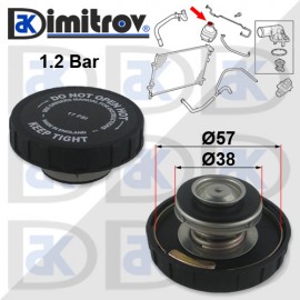 Капачка разширителен съд Chrysler Dodge Fiat Jeep Lancia Капачка разширителен съд Chrysler Dodge Fiat Jeep Lancia